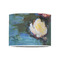 Water Lilies #2 8" Drum Lampshade - FRONT (Poly Film)