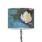 Water Lilies #2 8" Drum Lampshade - ON STAND (Poly Film)