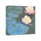 Water Lilies #2 8x8 - Canvas Print - Angled View