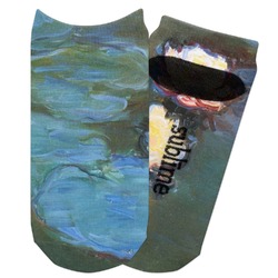 Water Lilies #2 Adult Ankle Socks