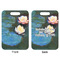 Water Lilies #2 Aluminum Luggage Tag (Front + Back)