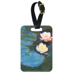 Water Lilies #2 Metal Luggage Tag