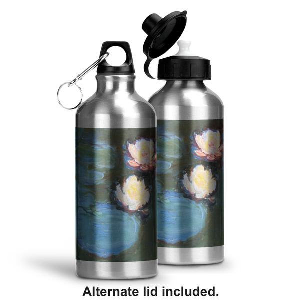 Water Lilies #2 Aluminum Water Bottle - Alternate lid options