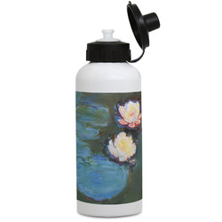 Water Lilies #2 Water Bottles - Aluminum - 20 oz - White
