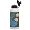 Water Lilies #2 Water Bottles - Aluminum - 20 oz - White