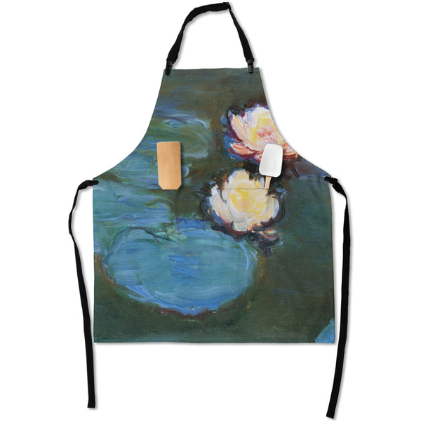 Custom Water Lilies #2 Apron With Pockets