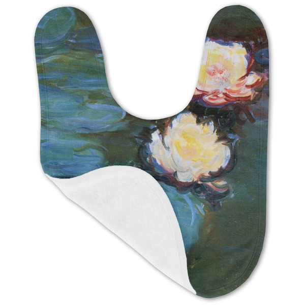 Water Lilies #2 Baby Bib - AFT folded