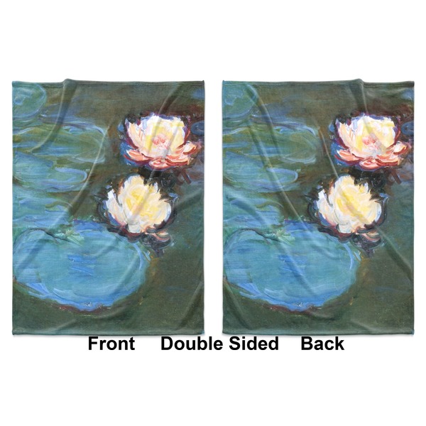 Water Lilies #2 Baby Blanket (Double Sided - Printed Front and Back)