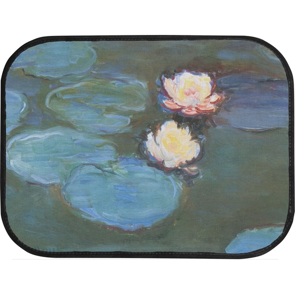 Water Lilies #2 Back Seat Car Mat