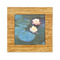 Water Lilies #2 Bamboo Trivet with 6" Tile - FRONT