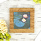 Water Lilies #2 Bamboo Trivet with 6" Tile - LIFESTYLE