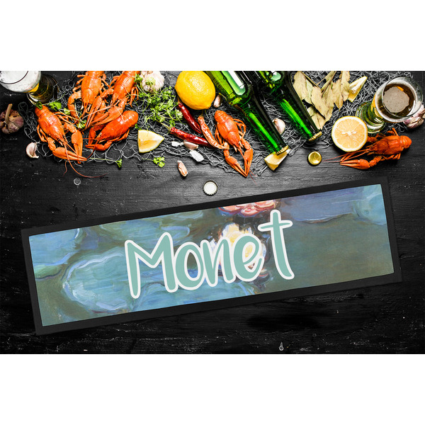 Water Lilies #2 Bar Mat - Large - LIFESTYLE