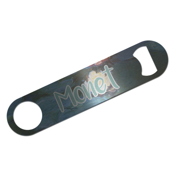 Water Lilies #2 Bar Opener - Silver - Front