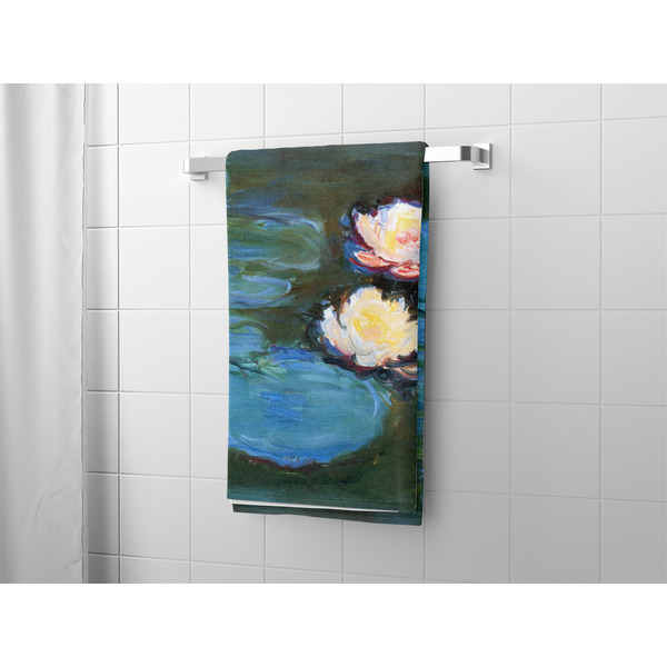 Water Lilies #2 Bath Towel - LIFESTYLE