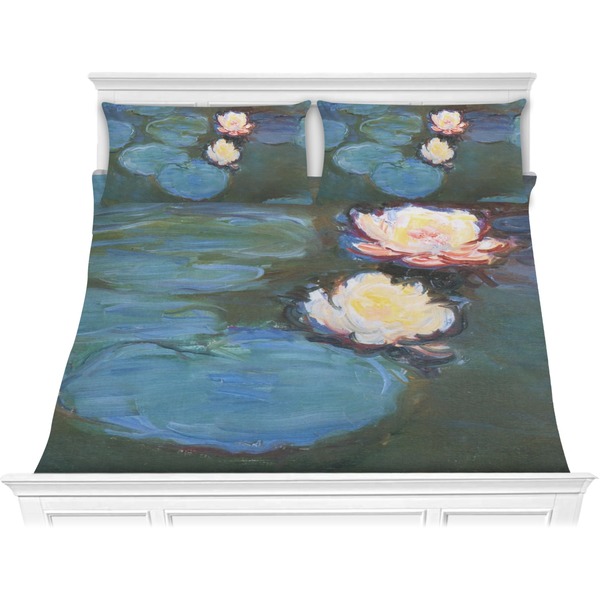 Custom Water Lilies #2 Comforter Set - King