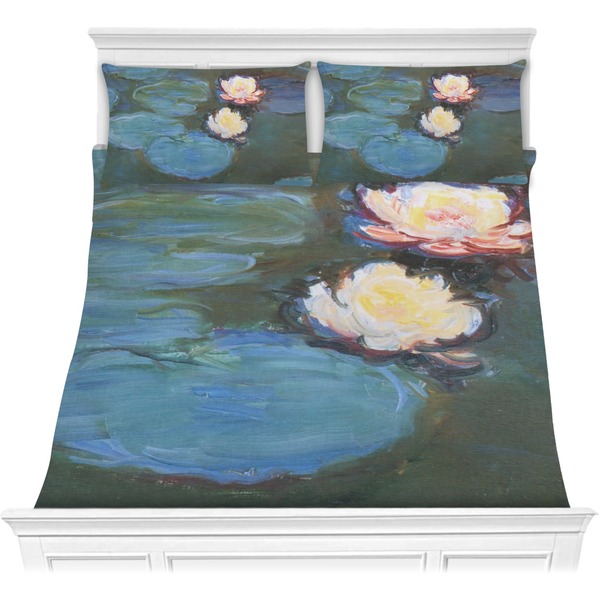 Custom Water Lilies #2 Comforter Set - Full / Queen