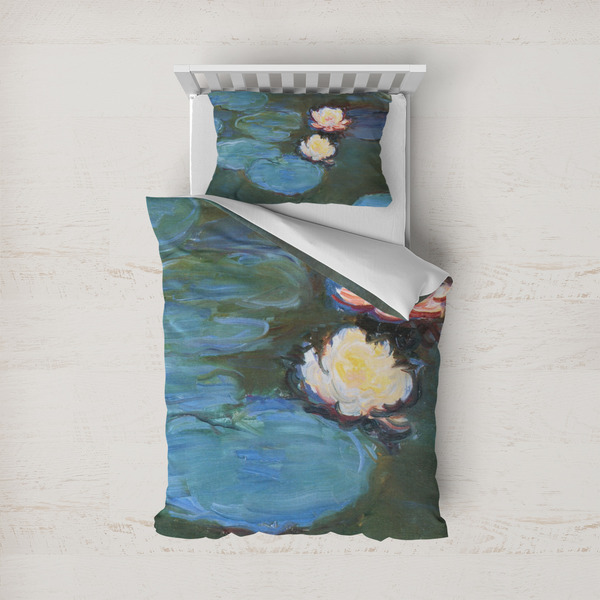 Custom Water Lilies #2 Duvet Cover Set - Twin