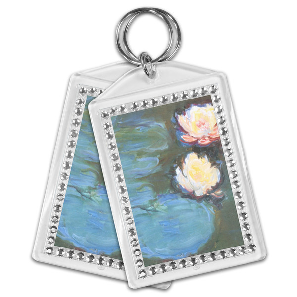 Water Lilies #2 Bling Keychain - MAIN