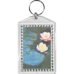 Water Lilies #2 Bling Keychain