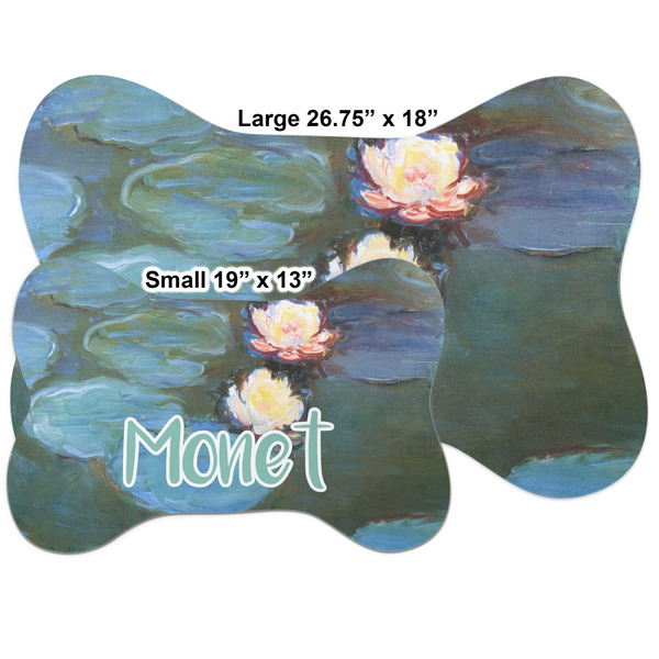 Water Lilies #2 Bone Shaped Mat Comparison