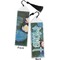 Water Lilies #2 Bookmark with tassel - Front and Back