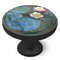 Water Lilies #2 Cabinet Knob - Black - Side