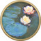 Water Lilies #2 Cabinet Knob - Gold - Front