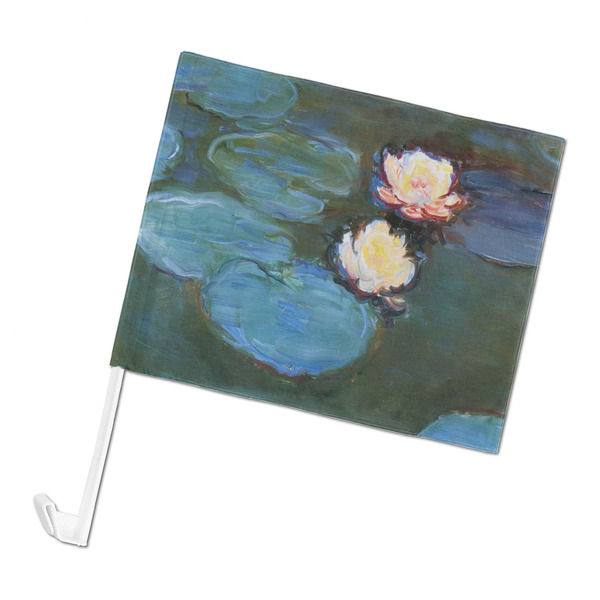 Custom Water Lilies #2 Car Flag - Large