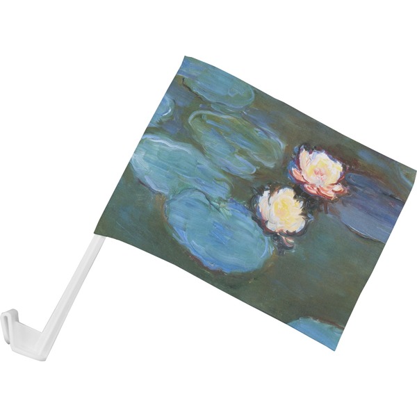 Custom Water Lilies #2 Car Flag - Small