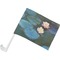 Water Lilies #2 Car Flag w/ Pole