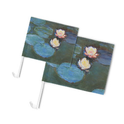 Water Lilies #2 Car Flag