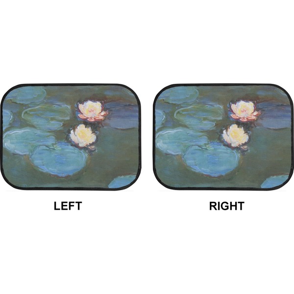 Water Lilies #2 Car Floor Mats (Back Seat) (Approval)
