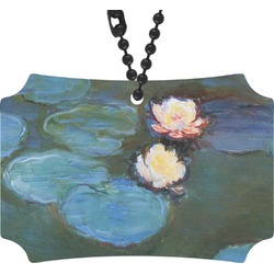 Water Lilies #2 Rear View Mirror Ornament