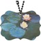 Water Lilies #2 Rear View Mirror Decor