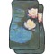 Water Lilies #2 Car Floor Mats (Front Seat)