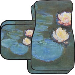 Water Lilies #2 Car Floor Mats Set - 2 Front & 2 Back