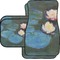 Water Lilies #2 Car Floor Mats Set - 2 Front & 2 Back
