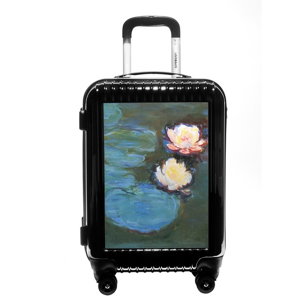 Custom Water Lilies #2 Carry On Hard Shell Suitcase