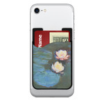 Water Lilies #2 2-in-1 Cell Phone Credit Card Holder & Screen Cleaner