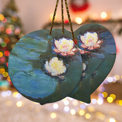 Water Lilies #2 Ceramic Ornament