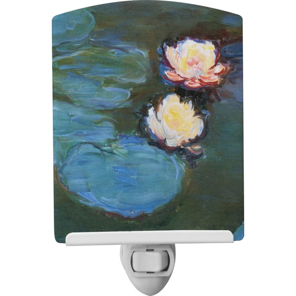 Custom Water Lilies #2 Ceramic Night Light