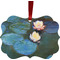 Water Lilies #2 Christmas Ornament (Front View)
