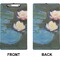 Water Lilies #2 Clipboard (Legal) (Front + Back)