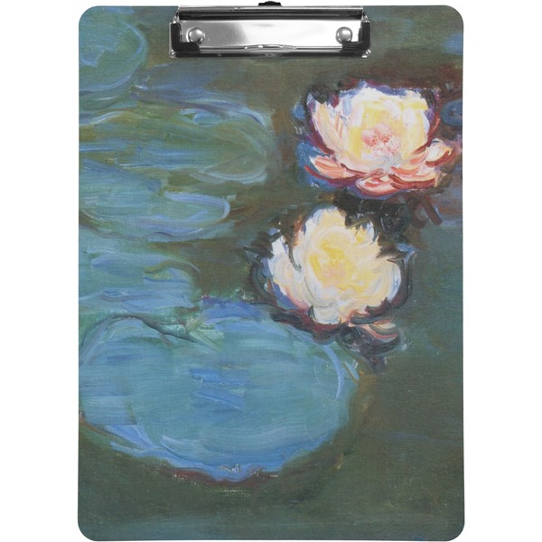 Custom Water Lilies #2 Clipboard
