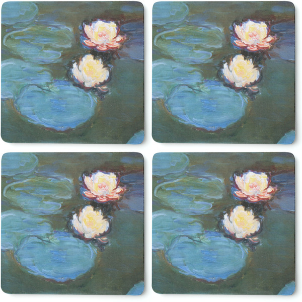 Water Lilies #2 Coaster Rubber Back - Apvl