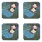 Water Lilies #2 Coaster Set - APPROVAL