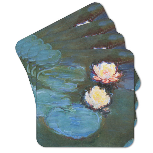 Custom Water Lilies #2 Cork Coaster - Set of 4