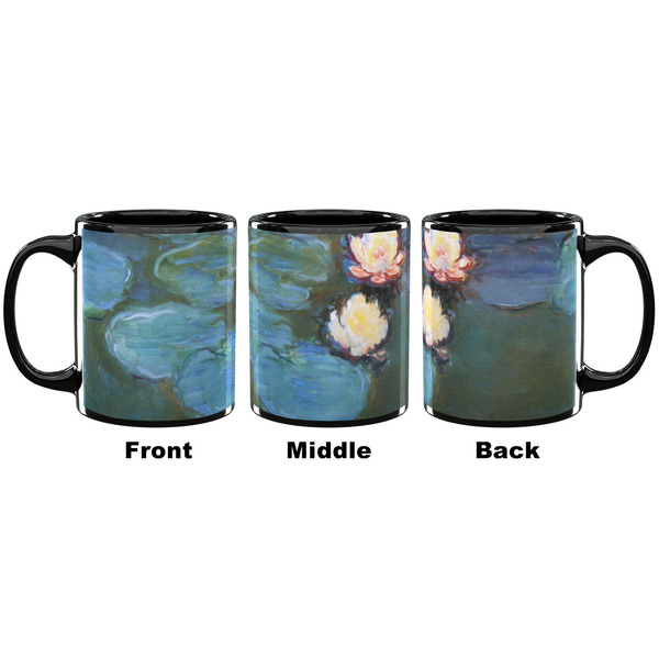 Water Lilies #2 Coffee Mug - 11 oz - Black APPROVAL