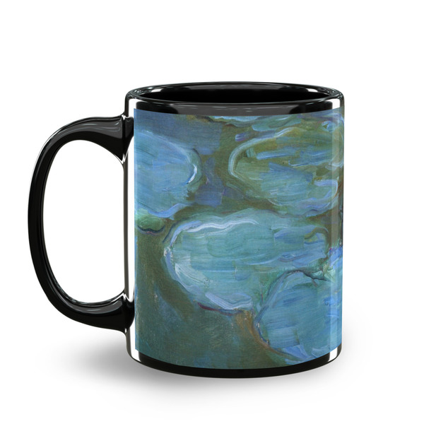 Water Lilies #2 Coffee Mug - 11 oz - Black