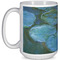 Water Lilies #2 Coffee Mug - 15 oz - White Full